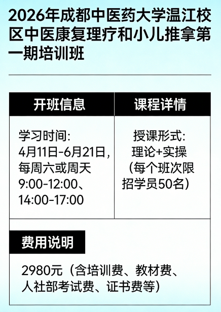 2026��4�³ɶ���ҽҩ��ѧ�½�У�������뿵���γ��Ͽ�ʱ��